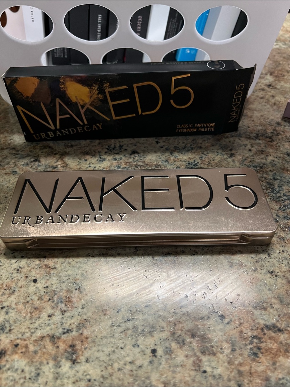 Urban Decay Naked5 Eyeshadow Palette - Rose Gold and Bronze Tones